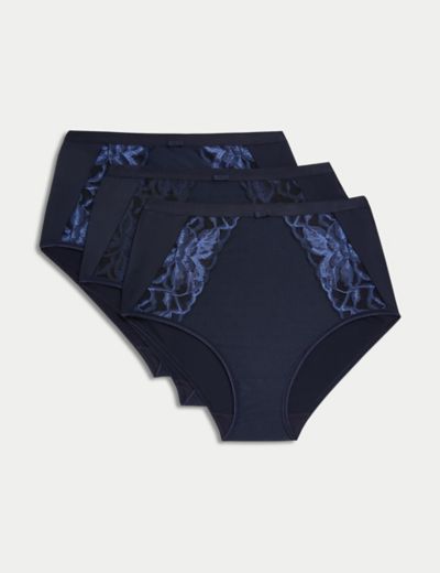 Lily full knickers navy blue Sans Complexe