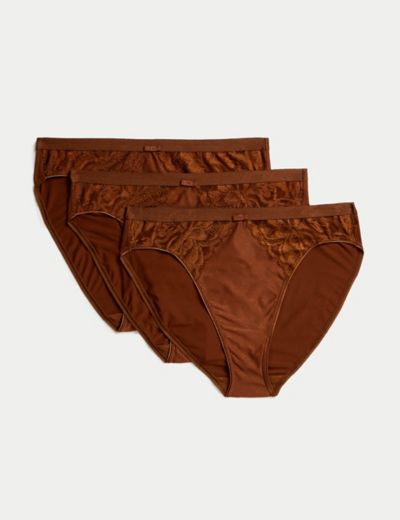 Buy MARKS & SPENCER M&S 3pk Wildblooms High Leg Knickers 2024 Online