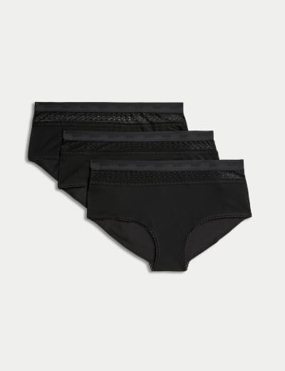 Flexifit™ High Rise Sleep Knicker Shorts, M&S Collection