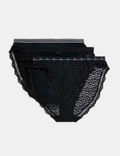 Marks & Spencer Womens Polyamide Solid Shaping Knickers (XL) Black :  : Fashion