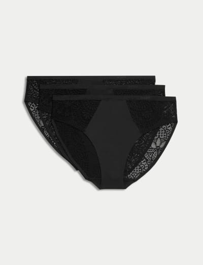 MARKS & SPENCER M&S 3pk No VPL Flexifitâ Brazilian Knickers 2024