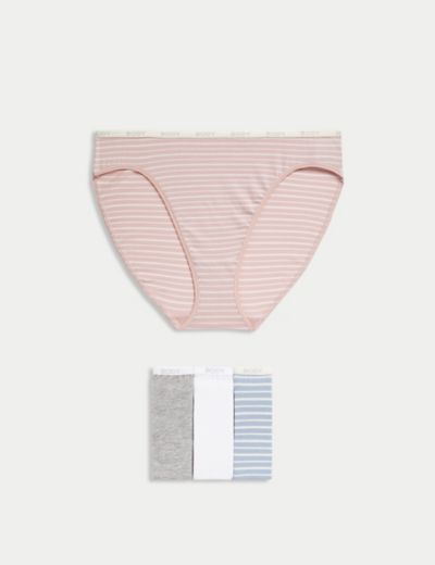 M&S 2 PACK LIGHT CONTROL SEAMLESS SHAPING THONGS / KNICKERS, UK 16-18, LL076