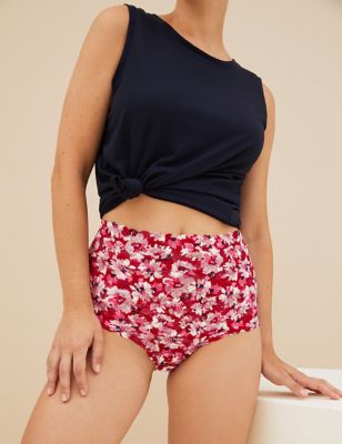 Free Cut Lace Floral Full Briefs