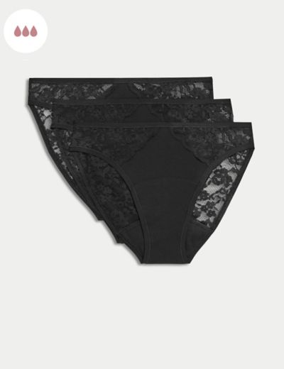 MARKS & SPENCER M&S 3pk Wildblooms High Leg Knickers 2024