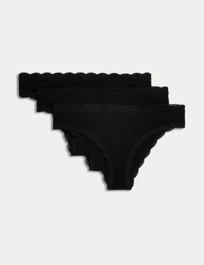 Buy Black/White/Nude Brazilian No VPL Knickers 3 Pack from the Next UK  online shop