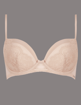 

Бюстгальтер-балконет с кружевом Dentelle и формованной чашкой A-E