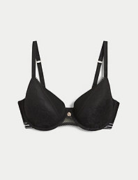 Marks & Spencer Rosie for Autograph 30C 30D 32A new black non-padded balcony bra 