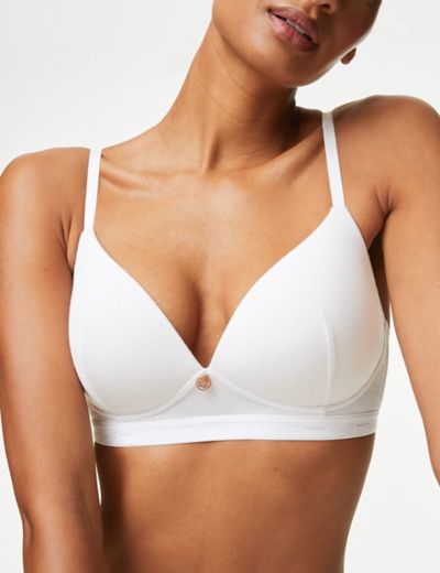 Buy Marks & Spencer 2 Pack Non-Wired Crossover Full Cup A-E Bras 7022 - Bra  for Women 1007786