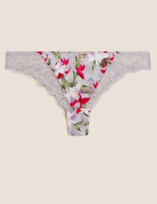 Silk & Lace Floral Miami Knickers