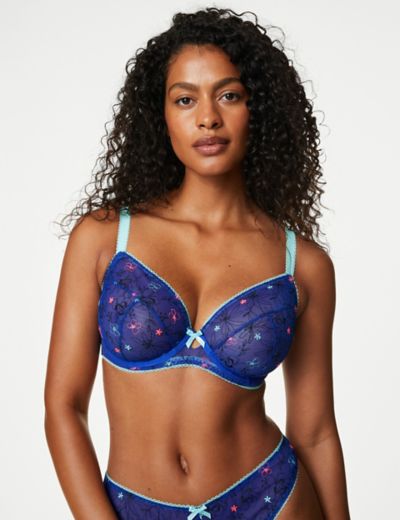 Blanca Lace Wired Balcony Bra F-H, Boutique