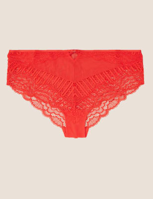 3 Pairs Marks /& Spencer/'s Mahogany Rio Sweetheart Brazilian Knickers Size 14 NEW