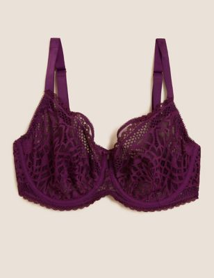 Joy Lace Wired Full Cup Bra F-H