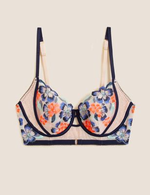 Isabella Embroidered Wired Balcony Bra