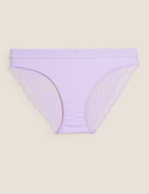 M&s Marks & Spencer violet mix hautes style knickers taille UK 26 