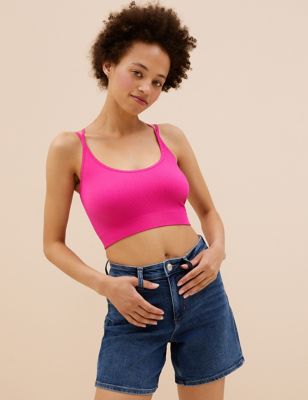 Hanna Seamless Non Wired Crop Top