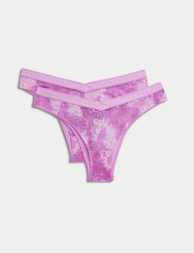 M&S Collection 3pk Sumptuously Soft™ Bikini Knickers - ShopStyle Panties
