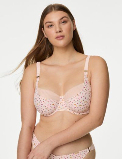 Aster Sparkle Lace Wired Balcony Bra A-E