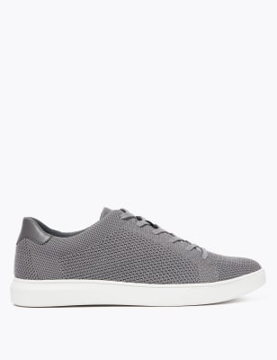 grey casual trainers