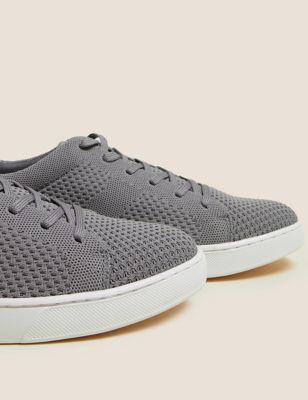 Mesh Lace-Up Trainers