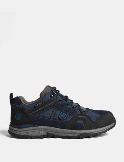 Waterproof leather clearance walking shoes