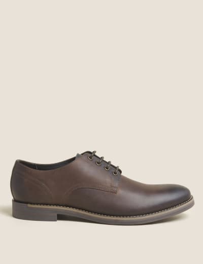Showerproof Leather Walking Shoes M S Collection M S