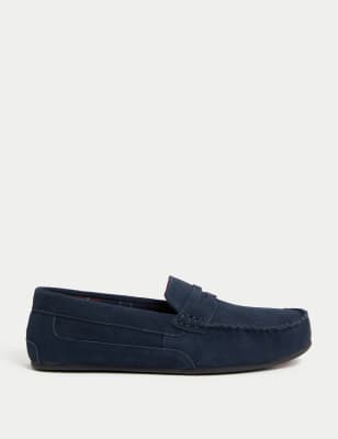 marks and spencer mens moccasin slippers