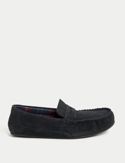 Fleece Lined Slippers with Freshfeet™, M&S Collection