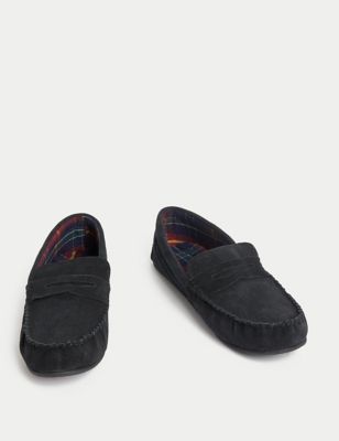 Suede Slippers with Freshfeet™