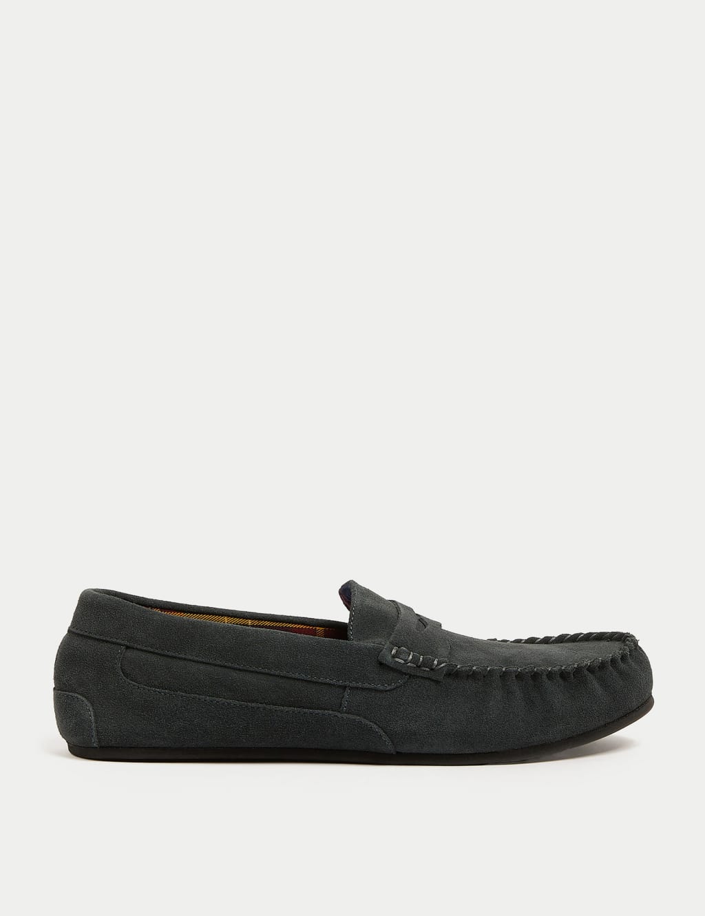 suede moccasin scuff slippers