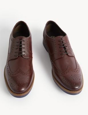 Leather Trisole Brogues