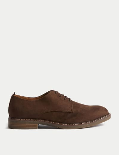 Suedette Derby Shoes M S Collection M S