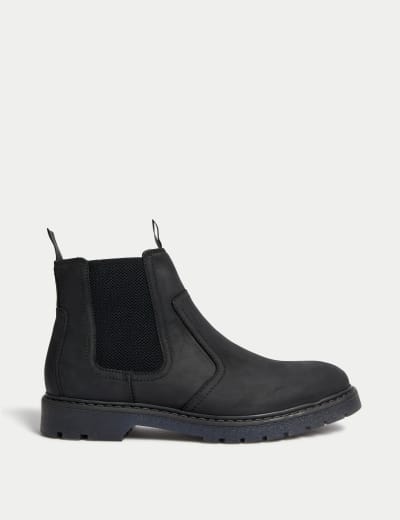 Leather Pull On Chelsea Boots Autograph M S