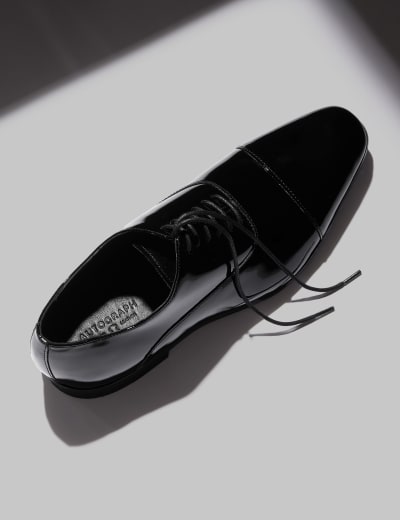 Marks and spencer black patent shoes sales