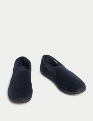 marks and spencer mens moccasin slippers