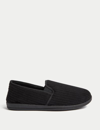 Fleece Lined Slippers with Freshfeet™, M&S Collection