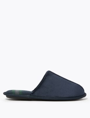 marks and spencer mens leather slippers