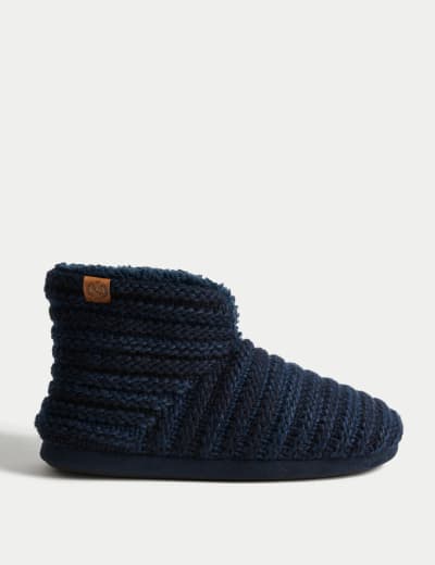 Marks and hot sale spencer boot slippers
