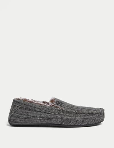 Mens slippers marks spencer sale