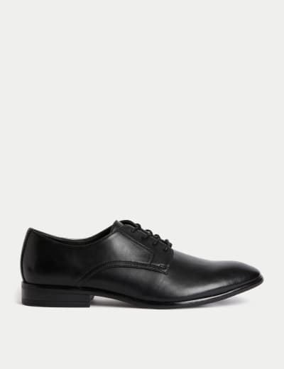 Patent Lace Up Flatform Brogues, M&S Collection