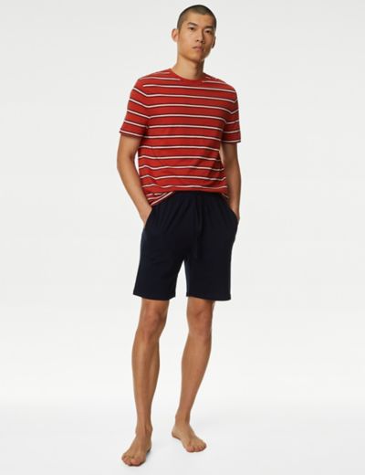 M&S | Collection Pure Set Striped Pyjama | M&S Cotton