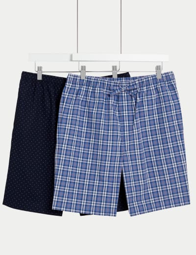 Marks and spencer mens pajama shorts sales