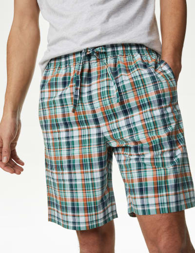 5pk Pure Cotton Checked StayNew™ Checked Woven Boxers