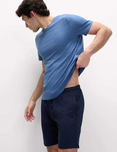 Marks and spencer 2025 mens pyjama shorts