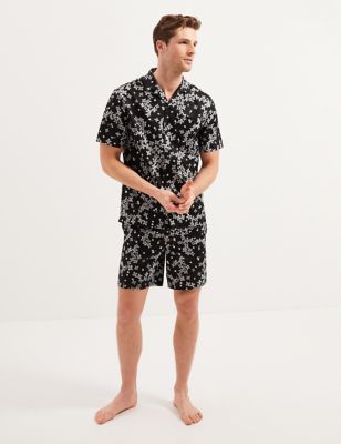 Cotton Rich Printed Pyjama Top