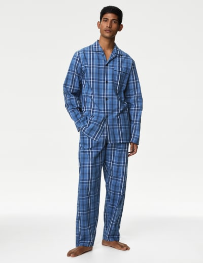 Personalised Red Tartan Mens Pyjama Set Dollymix M S