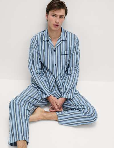 Brushed Cotton Checked Pyjama Set