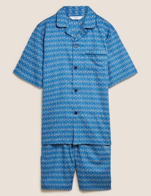 Pure Cotton Giraffe Print Pyjama Set