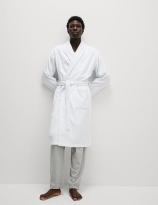 pure cotton dressing gown mens