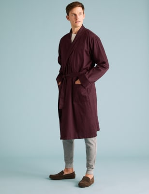 mens short dressing gown jacket