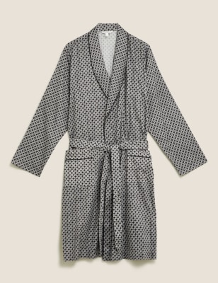 mens cotton dressing gown sale